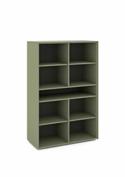 set one by Musterring Highboard RENO 92x140 cm olivgrün