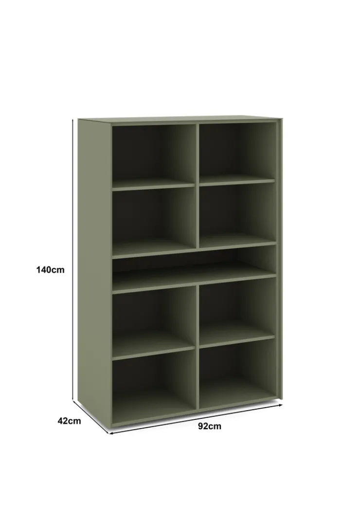 set one by Musterring Highboard RENO 92x140 cm olivgrün