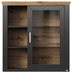 set one by Musterring Hängeschrank YORK 21 anthrazit /Eiche Artisan