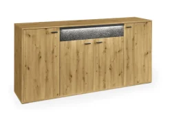 set one by Musterring Sideboard DELTONA 184x89 cm Eiche Artisan Dekor / Sandstein