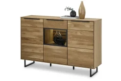set one by Musterring Sideboard JACKSON 150 x 94 cm Eiche massiv/Eiche furniert