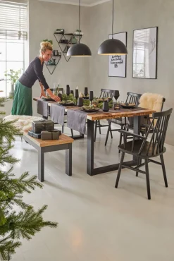 set one by Musterring Sitzbank YORK 61 anthrazit /Eiche Artisan