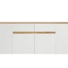 Sideboard CITY 223 x 86 cm weiß/braun