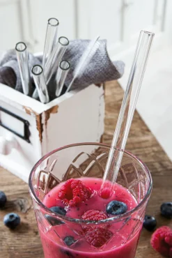 SIMAX exclusive Glastrinkhalm EXKLUSIV gerade 7-teilig 15 cm