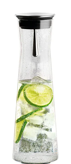 SIMAX exclusive Karaffe SPOUT 1100 ml klarglas/ schwarz