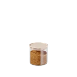 SIMAX Vorratsglas mit Holzdeckel 400 ml Sicherheitsglas transparent