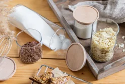 SIMAX Vorratsglas mit Holzdeckel 1500 ml Sicherheitsglas transparent