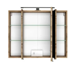 Spiegelschrank LUZERN 80 x 64 cm Wotan Eiche