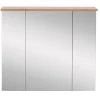 Spiegelschrank NORA 80,5 x 72,3 cm Eiche Landhaus