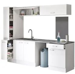 QUARTIER Spülenunterschrank PETE weiß