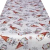 SPRÜGEL Tischband GNOMOS SNOWFLAKE 50 x 150 cm rot/grau