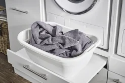 QUARTIER Stauraumschrank MR. SAUBER weiß