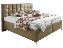 SYSTEMPOLSTER Polsterbett ALESSANDIRA 180 x 200 cm braun