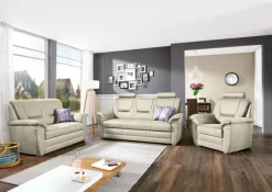 SYSTEMPOLSTER Polstergarnitur IMATRA-H 3-teilig natur