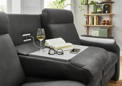 SYSTEMPOLSTER Sofa 3-Sitzer NINOVE anthrazit