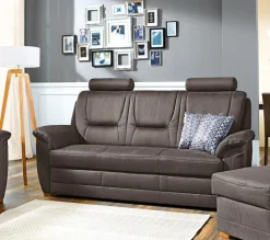SYSTEMPOLSTER Sofa 3-Sitzer IMATRA-H nougatbraun