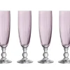 TAFELWERT Sektkelch GIORGIA 6er Set rosa