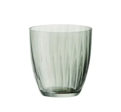 TAFELWERT Trinkglas GIORGIA 6er Set rauchgrün