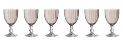 TAFELWERT Weißweinkelch GIORGIA 6er Set rauchbraun
