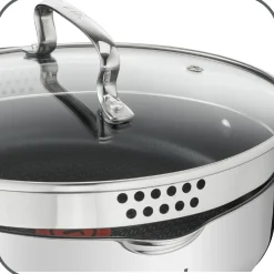 TEFAL Kochtopfset DUETTO Edelstahl 7-teilig Edelstahl