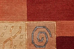 LUXOR living Teppich MANALI 80 x 200 cm rot