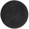 Teppich NOVARA 80 cm rund anthrazit