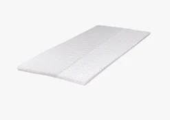 Topper 90 x 200 cm weiß