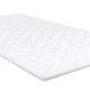 QUARTIER Topper SOFT GEL 180 x 200 cm weiß