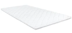 QUARTIER Topper SOFT GEL 180 x 200 cm weiß