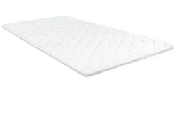 QUARTIER Topper SOFT GEL 180 x 200 cm weiß