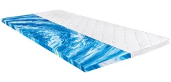 QUARTIER Topper SOFT GEL 180 x 200 cm weiß