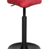 Topstar Hocker SITNESS UP1 35 cm Stoffbezug rot