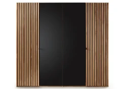 TRAUMWERKSTATT Kleiderschrank MANHATTAN braun/ grau