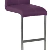 Tresenhocker AMATI I 2er Set Lederlook purple