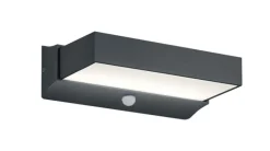 TRIO LED Außenwandleuchte CUANDO B grau