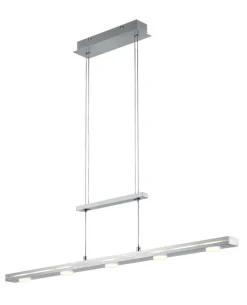 TRIO LED Balkenpendel Lacal nickelfarbig