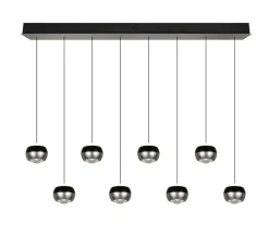 TRIO LED Balkenpendel TRS ORBIT 150cm nickelfarbig
