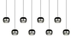 TRIO LED Balkenpendel TRS ORBIT 150cm nickelfarbig