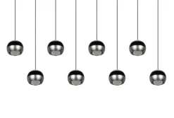 TRIO LED Balkenpendel TRS ORBIT 150cm nickelfarbig