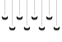 TRIO LED Balkenpendel TRS ORBIT 150cm nickelfarbig