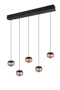 TRIO LED Balkenpendel TRS ORBIT 100 cm schwarz /coffee