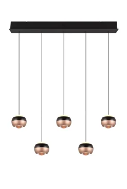 TRIO LED Balkenpendel TRS ORBIT 100 cm schwarz /coffee