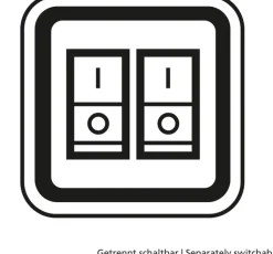 TRIO LED Deckenfluter FRANKLIN 2-flg anthrazit