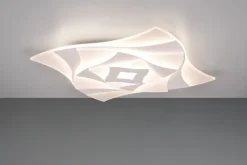 TRIO LED Deckenlampe AKITA 48 x 48 cm weiß