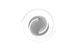 TRIO LED Deckenlampe CAYA 50 cm alufarbig