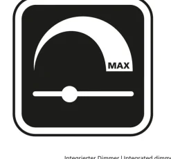 TRIO LED Deckenlampe GIRONA 60 cm schwarz