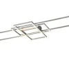 TRIO LED Deckenlampe IRVINE 42 x 105 cm nickelfarbig