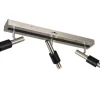 TRIO LED Deckenlampe mit 3 Spots IKARIS 63cm nickelfarbig