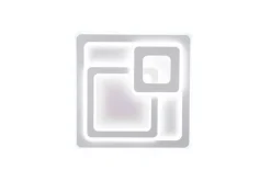 TRIO LED Deckenlampe MITA 51 x 51 cm weiß