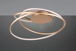 TRIO LED Deckenlampe TRS NALA goldfarbig
